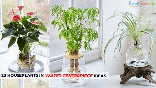 23 Houseplants in Water Centerpiece Ideas [upl. by Etnomed]