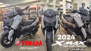 Bagong Update New 2024 Yamaha XMAX 300  Actual Unit New Color Matte Grey  Sword Gray New Price [upl. by Stauffer]