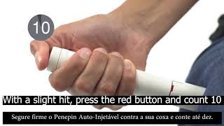 شرح توضيحي لكيفية استخدام حاقن الادرينالين الآلي PENEPIN autoinjector [upl. by Larue]