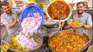 Mukherjee Nagar Chacha Bhatija Selling Cheapest Tawa Chicken Rs 70 Only l Delhi Food Tour [upl. by Esorbma893]