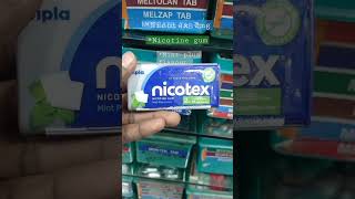 Nicotex 2mg  Nicotine gum  Mint plus flavour  shorts [upl. by Selwyn]