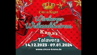 2 Würzburger Weihnachtscircus 20232024 [upl. by Learrsi]