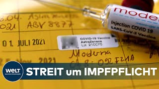 CORONAGIPFEL Heiße Debatte um Ungeimpfte  Impfpflicht gegen Covid rückt immer näher [upl. by Geof234]