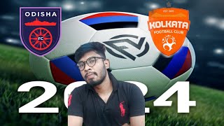 Football League 2024 Gameplay  Odisha FC VS Kolkata FC  THE BIZARRE [upl. by Annnora]