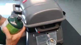 Assembling portable propane gas BBQ grill [upl. by Ettegirb]