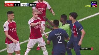 🔴Live  Arsenal vs PSG I UEFA Champions League I Round 2 I Full Match Streaming eFootball Pes 21 [upl. by Hgielram]