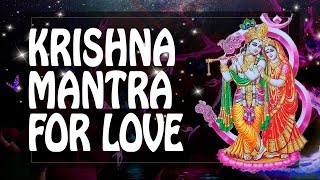 ♥ Love Mantra ♥ Krishna mantra for Love Govinda Blessings ♥ [upl. by Scopp454]