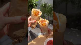 Pitogyros Santorini food travel greece gyros greekfood santorini santorinifood greecetravel [upl. by Floridia310]