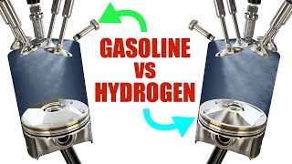 The Difference Between Gasoline And Hydrogen Engines [upl. by Llednek]