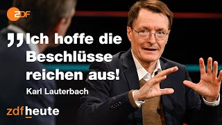 Lauterbach und Prantl über OsterBeschränkungen  Markus Lanz vom 24 März 2021 [upl. by Romilda]