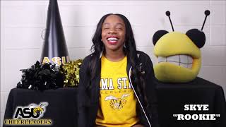 Alabama State University Cheerleaders  Episode 1 Hi my name is Virgos and Birmingham [upl. by Kcir]