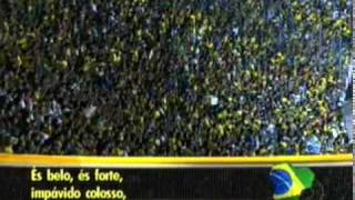 Hino Nacional Brasileiro pela Torcida Paraense  Brasil x Argentina  É o Pará Paidégua [upl. by Asela625]