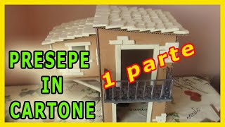 COME FARE UNA SCENOGRAFIA IN CARTONE PER MODELLISMO PRESEPE E DIORAMA  TUTORIAL 1 PARTE [upl. by Kcirddehs198]