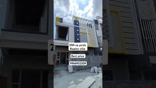 North face 3 BHK duplex villa nagaram municipal Ecil bandlaguda 9966952509 no buffer zone no FTL [upl. by Ahsenav]