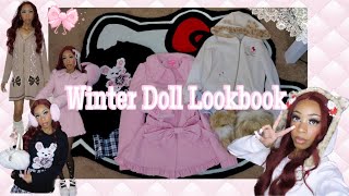 Winter Doll Lookbook 6 dolly outfits perfect for winter [upl. by Hammock]