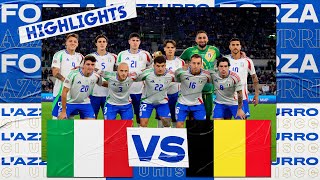 Highlights ItaliaBelgio 22  Nations League 202425 [upl. by Gusty]