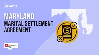 Maryland Marital Settlement Agreement  EXPLAINED [upl. by Aicercul]