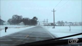 122815 Waterloo Iowa Snow Storm [upl. by Selegna115]