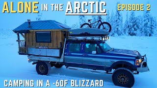 Driving an Old Ford Truck to the Arctic Ocean in 60F51C  5 Days2000 miles Snowstorm Camping [upl. by Sldney114]