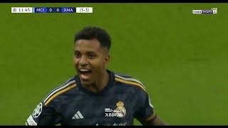 Gol de Rodrygo Hoy  Manchester city vs Real madrid  Goals Extended Highlights  Champions League [upl. by Jacquie132]