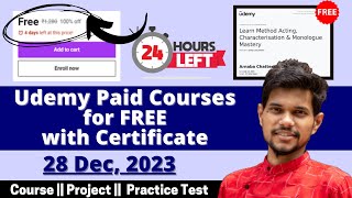 How to get Udemy Courses for FREE in 2023  Udemy Coupon Code 2023  Latest Udemy Coupons [upl. by Nirtak]