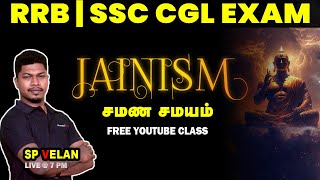 Jainism  Indian History Origin Of Gautam Buddha by SP Velan  RRB ALP amp SSC CGL  Veranda Race [upl. by Atekehs25]