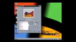 Windows 95 OSR 2 on a USB flash drive on Intel Core 2 Quad CPU Q8300  250 GHz with 4 GB RAM 2 [upl. by Gilliam]