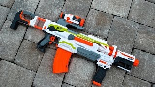 REVIEW Nerf NStrike Modulus ECS10 Unboxing Review amp Firing Test [upl. by Sapienza]