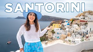 Best Towns in Santorini Oia Pyrgos and Megalochori [upl. by Iztim]