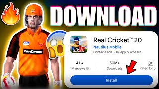 Real Cricket 20 Mod APK 💀 Everything Unlocked amp New Features ‼️Rc20 New Update 2024 [upl. by Aedrahs]