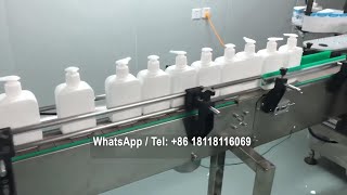 Automatic 8 Heads Disinfectant Alcohol Hand Sanitizer Bottle Filling Machine Line [upl. by Clemence998]