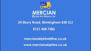 Mercian Skip Hire – Our Skips Birmingham [upl. by Nomyt]