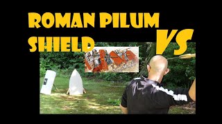 SHIELD PENETRATION Roman Pilum VS Shield Was this the main purpose [upl. by Artair333]