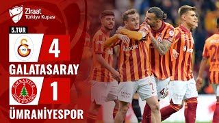 Galatasaray 41 Ümraniyespor MAÇ ÖZETİ Ziraat Türkiye Kupası 5 Tur  18012024 [upl. by Enohpets362]