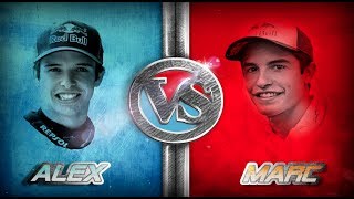 Marc Marquez vs Alex Marquez Football game [upl. by Phyllys]