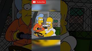 Homer Save His Momyoutubeshorts funny trending shorts [upl. by Aiyotal]