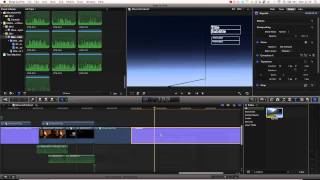 Final Cut Pro X Tutorial pt 25  Time Remapping  Optical Flow  Adjusting Title entrances [upl. by Delanty251]