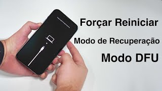 Como Forçar Reiniciar e ENTRAR amp SAIR do Modo de Recuperação e DFU iPhone 8 a 13 [upl. by Manvil353]