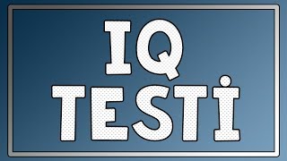 IQ TEST  10 SORU [upl. by Memberg276]