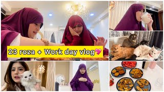 23 roza  Work day vlog💖 [upl. by Buddy]