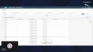 BDT  SAP S4HANA FIORI  Classify Products Commodity Codes [upl. by Bisset141]