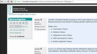 Student Moodle Tutorials Quiz Basics [upl. by Lrad522]