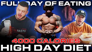 THIS WAS NEEDED  4000 Calories High Day  Full Day Of Eating [upl. by Jimmy]