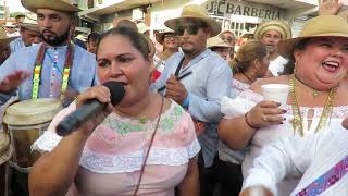 Desfile Mil Polleras 2019 Tamboritos [upl. by Ulah773]