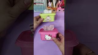 Mini tissue Box Making From Butter Boxtissueboxbutterboxminitissuebox [upl. by Augie42]