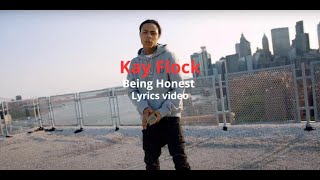 Kay FlockBeing Honest Lyrics video [upl. by Hernando]