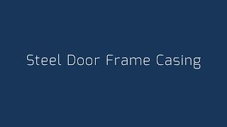 VIVENTO  Steel Door Frame Casing ZOS ® Installation [upl. by Pretrice]