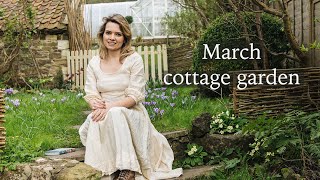 March Cottage Garden Tour  1000s of Spring Bulbs Willow Weaving amp New Hellebores [upl. by Rosdniw]