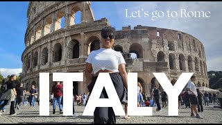 Flight Attendant Life Lets go to ROME ITALY Part 1 [upl. by Nilyahs]