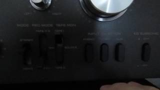 Demo Technics HiFi SU7700K Stereo Amplifier from 1978 [upl. by Fawne691]